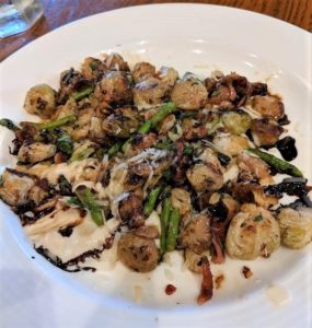 Orso - Brussels Spouts in Cauliflower Puree