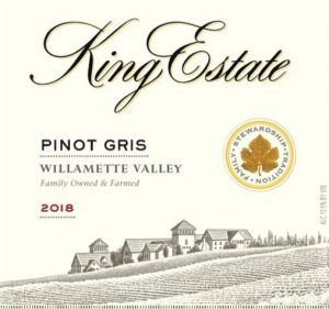 King Estate Pinot Gris 2018