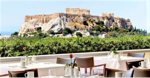 GB Athens - Acropolis by Day from Roof Garden Restaurant