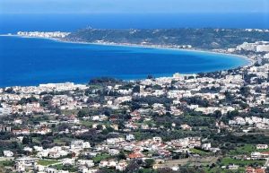 Filerimos - View of Lalyssos Bay below