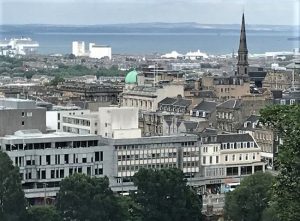 Edinburgh, Scotland - View from Castle