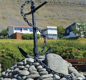 Patreksfordur, Iceland - Memorial for Fisherman Lost at Sea