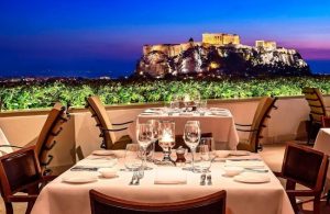 Athens - Hotel Grand Bretagne, Viw from Rooftop Restaurant
