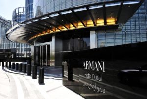 Dubai - Armani Hotel - Entrance